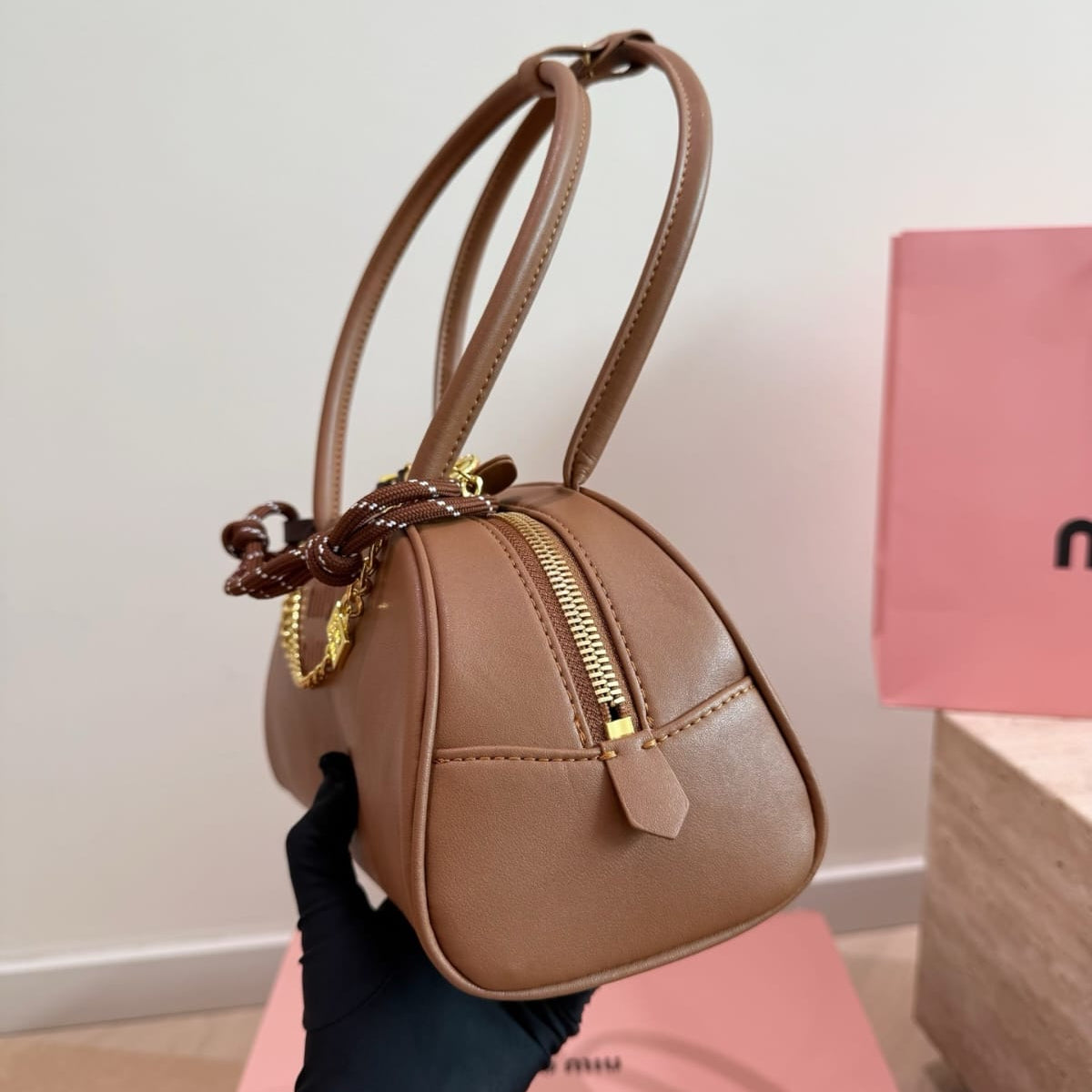 Miu Miu Beau Leather Bag