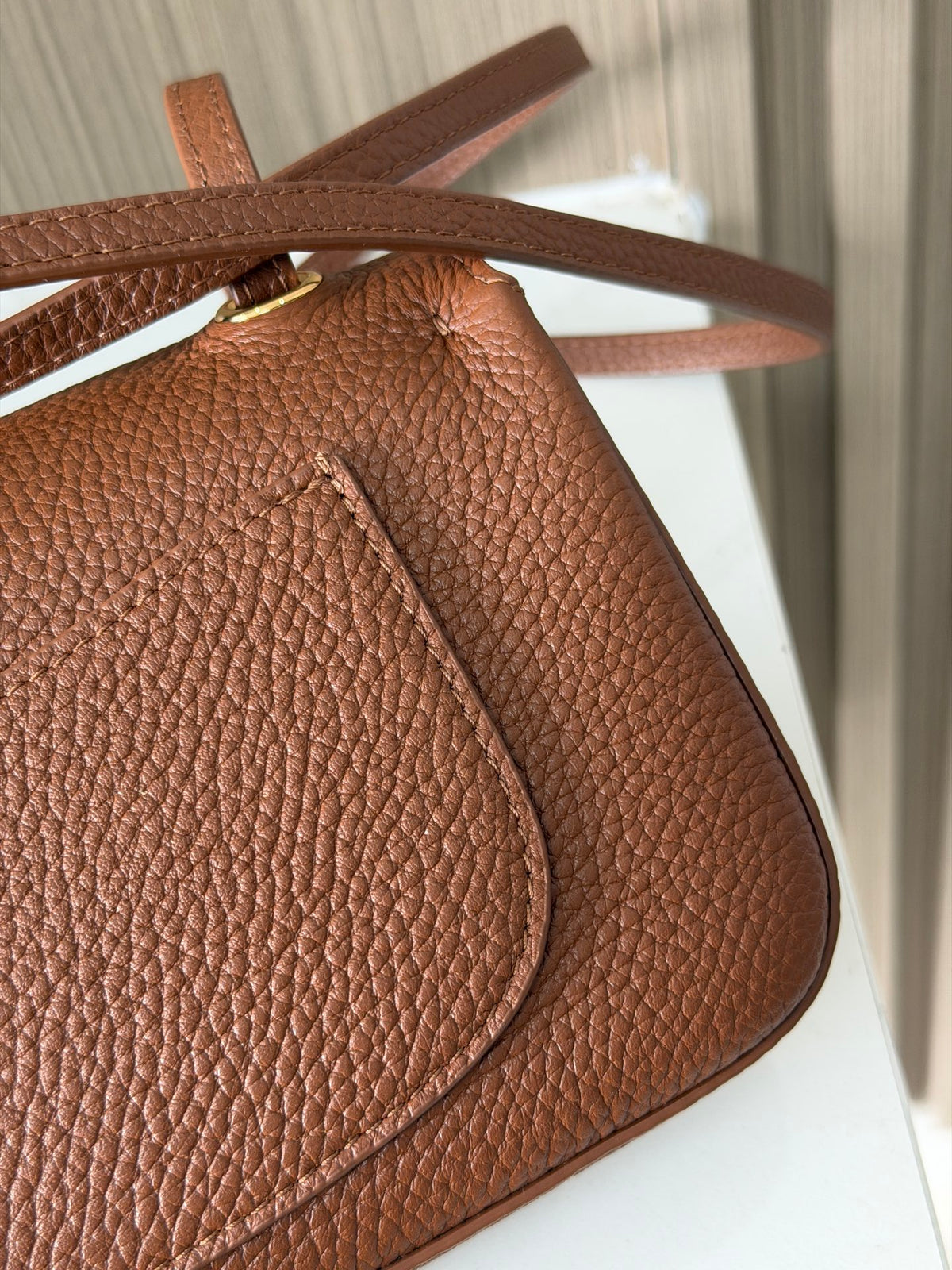 Bolsa Chanel Mini Flap - 20cm - Ferragens douradas