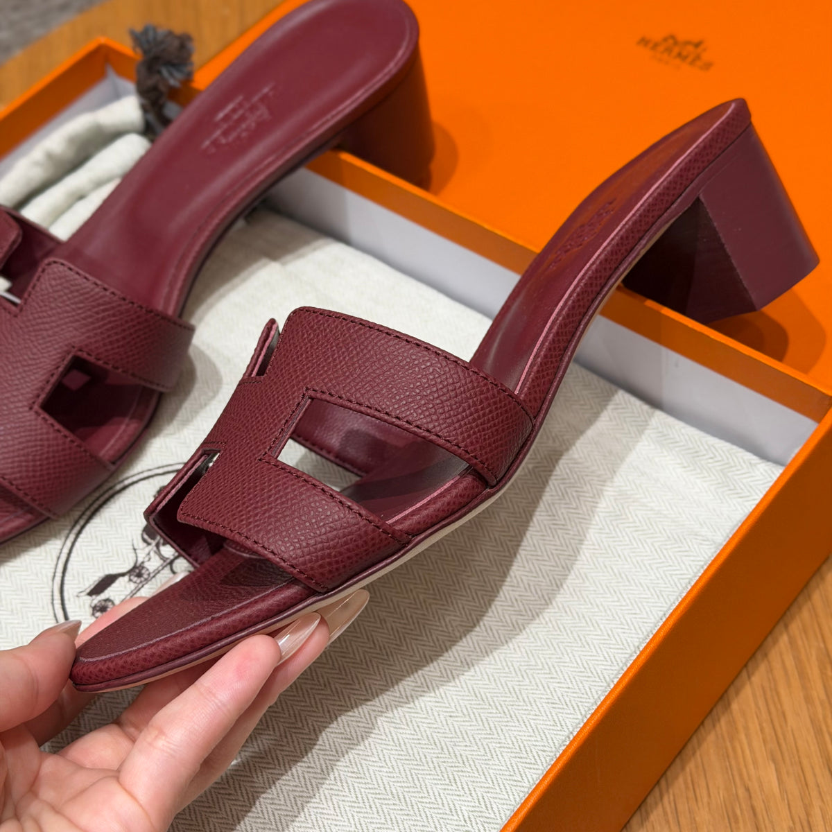 Hermès Oasis - Couro Texturizado
