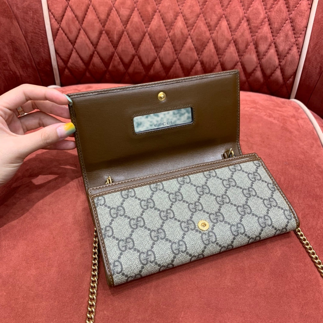 Gucci Horsebit 1955 bag - com alça corrente
