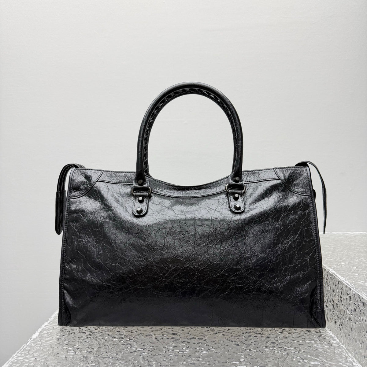 Bolsa Balenciaga Le City - Couro de Bezerro Preto - 46cm
