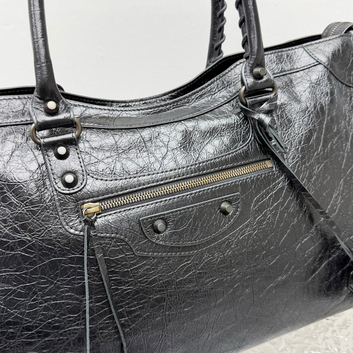 Bolsa Balenciaga Le City - Couro de Bezerro Preto - 46cm