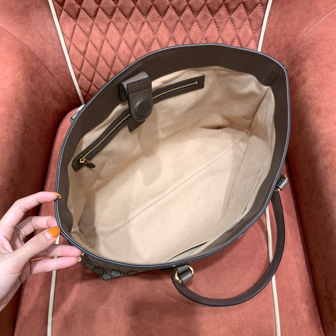 Gucci Ophidia GG Denim Tote