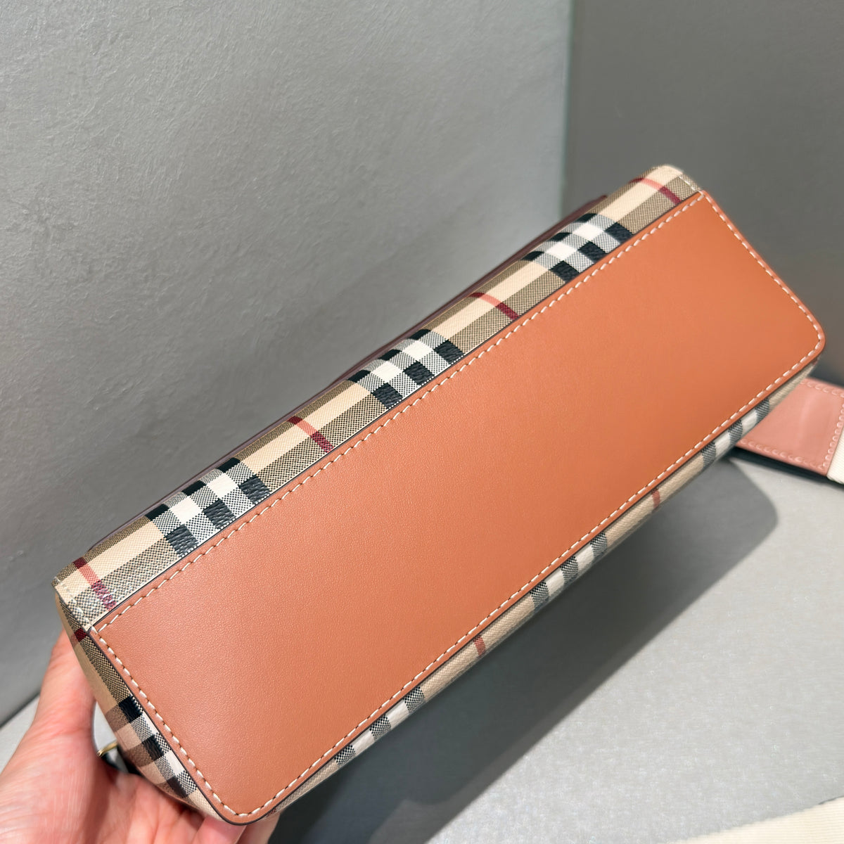 Burberry Note Vintage Check - Bolsa Transversal - 25 cm