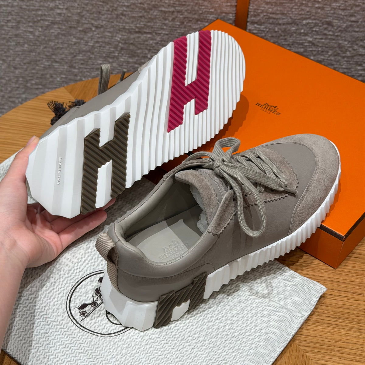 Tênis Hermès Bouncing