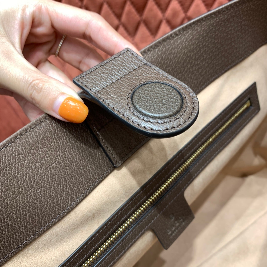 Gucci Ophidia GG Denim Tote