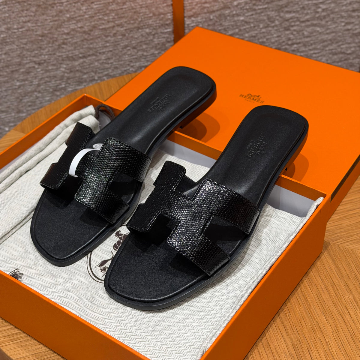 Hermès Oran – Couro Texturizado