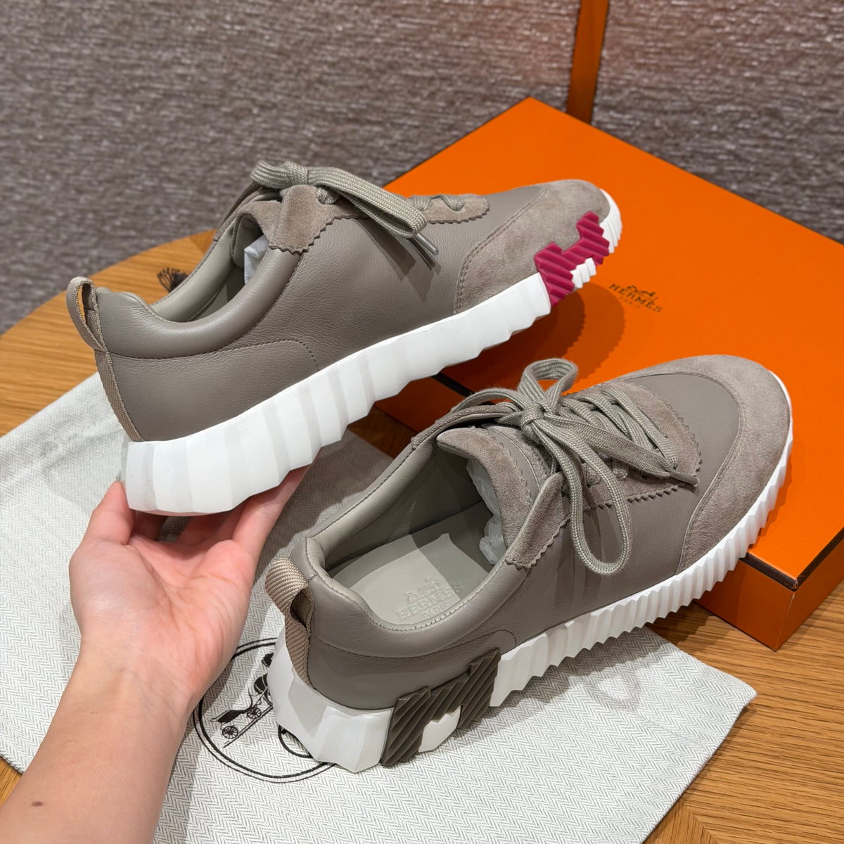Tênis Hermès Bouncing
