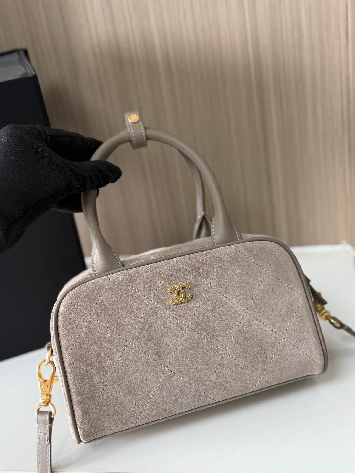 Bolsa Chanel Mini Bowling - 20.5cm