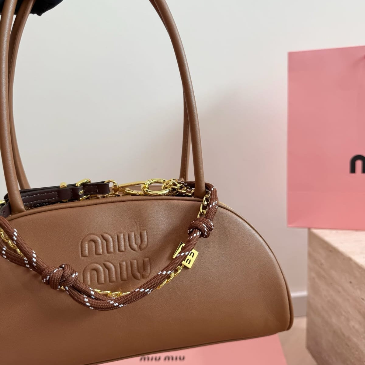 Miu Miu Beau Leather Bag