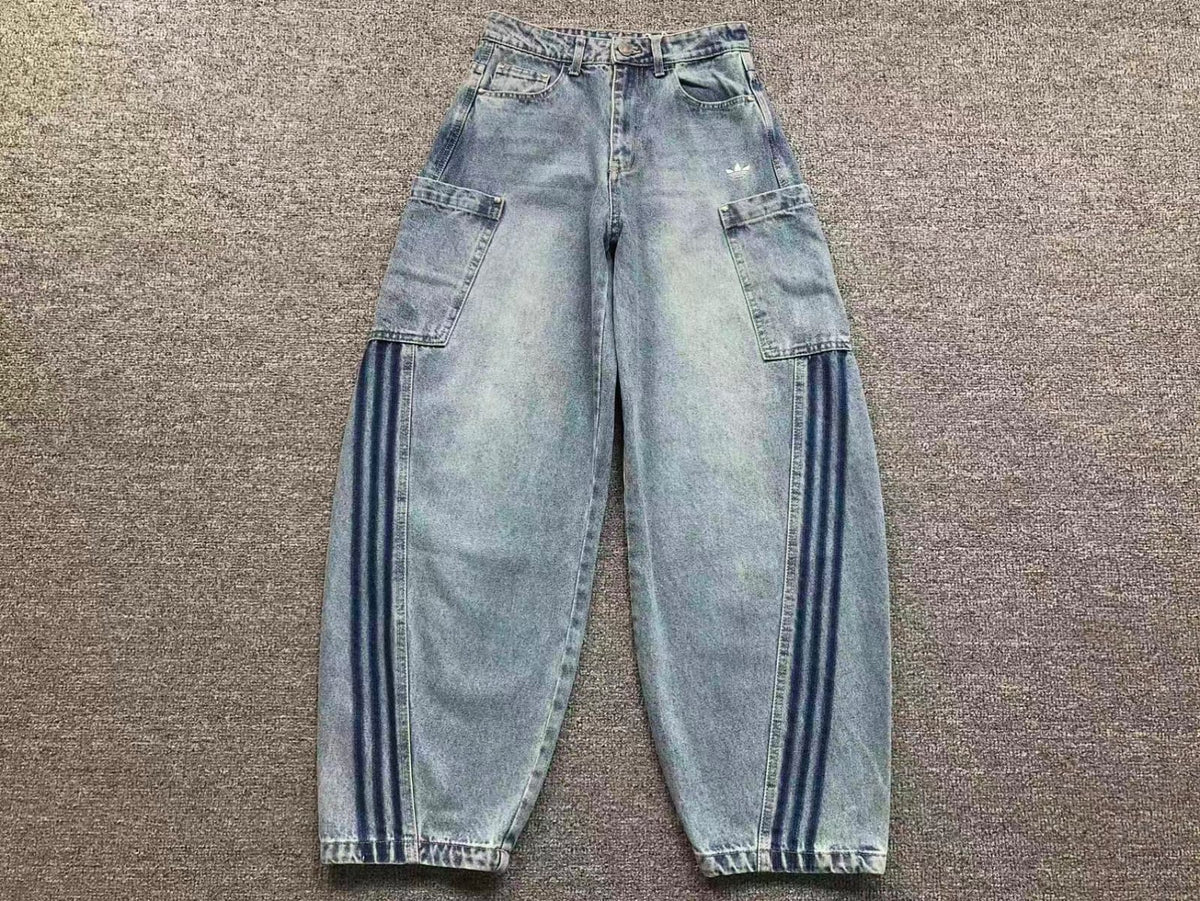Calça Jeans Cargo Adidas