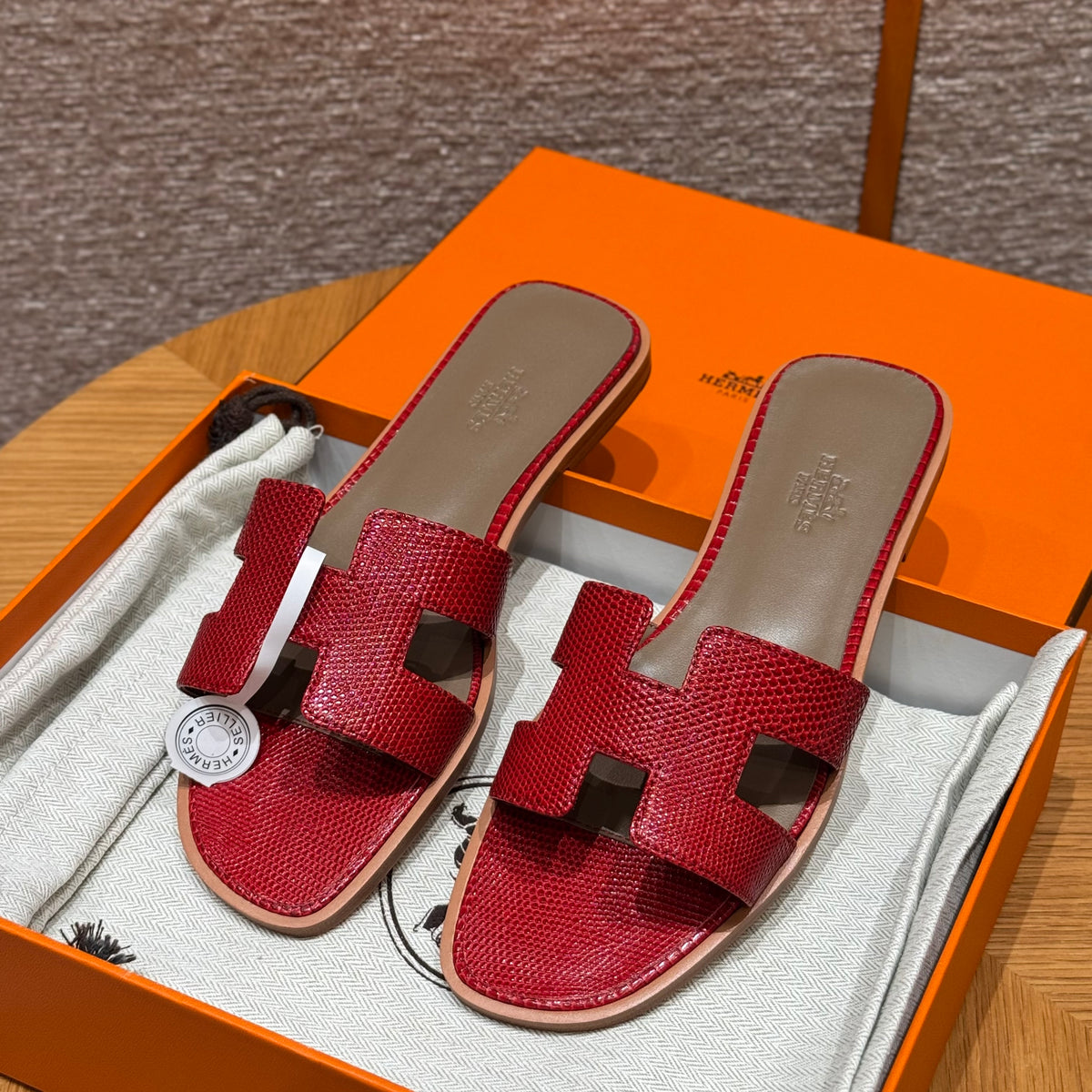 Hermès Oran – Couro Texturizado