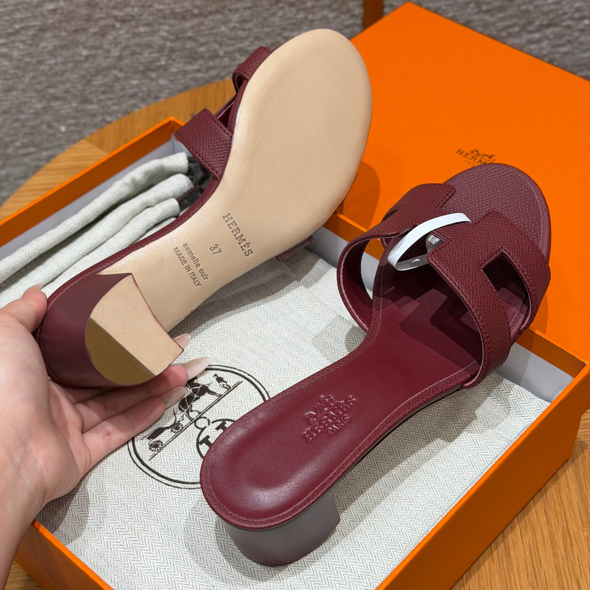 Hermès Oasis - Couro Texturizado