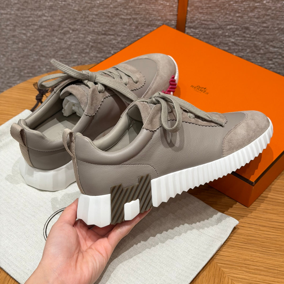Tênis Hermès Bouncing
