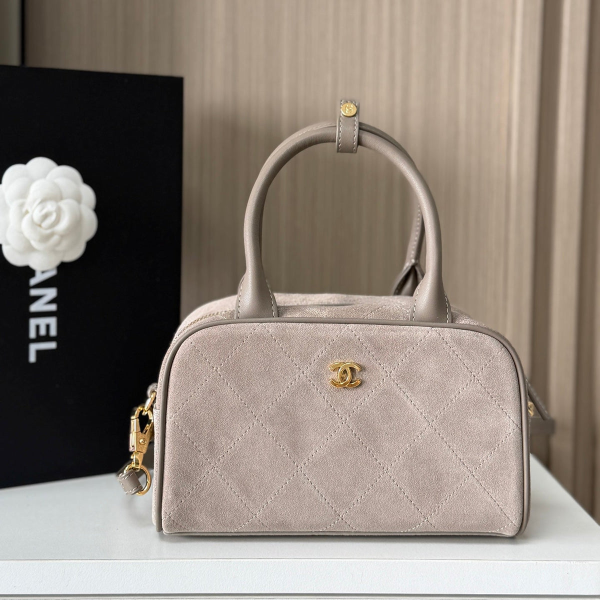 Bolsa Chanel Mini Bowling - 20.5cm