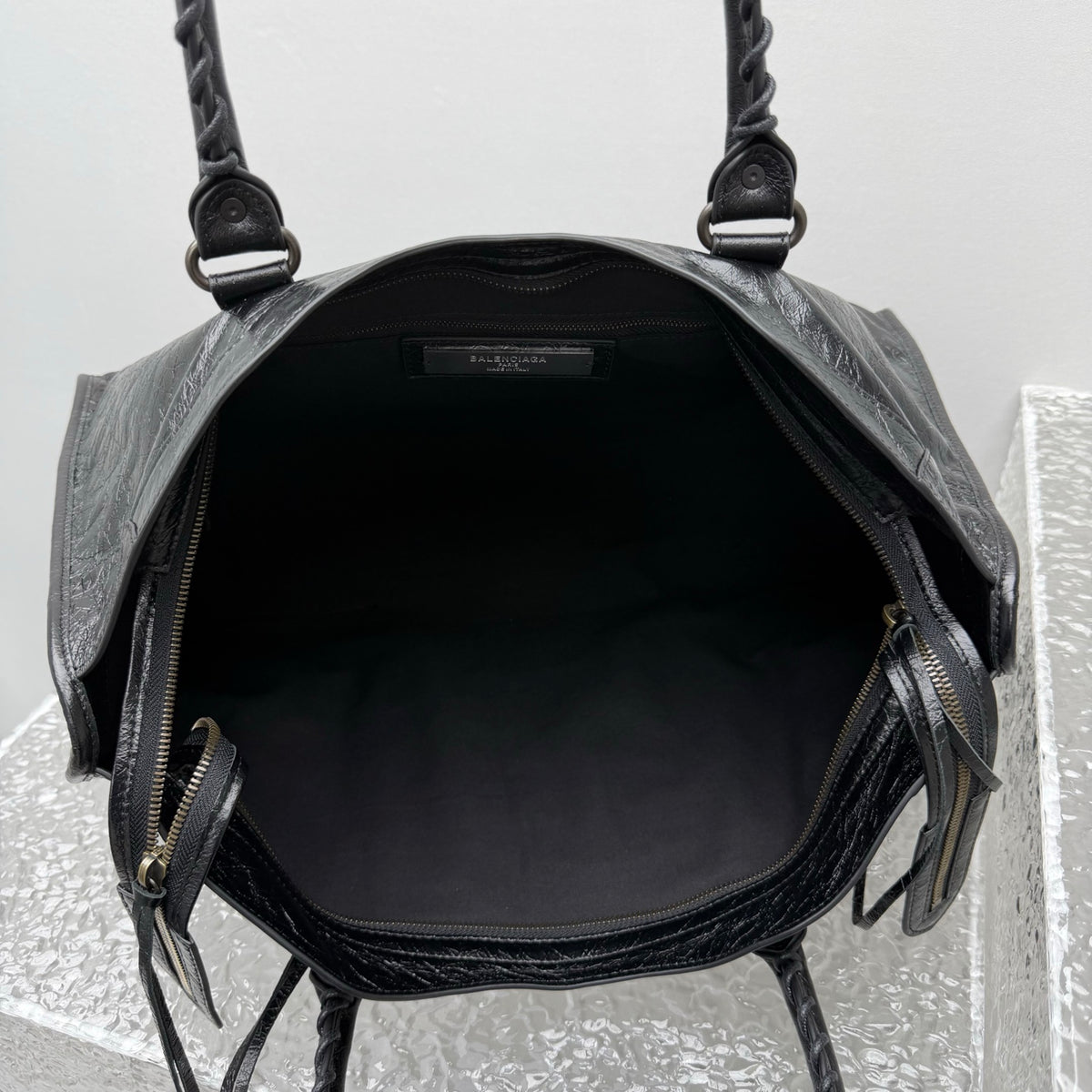 Bolsa Balenciaga Le City - Couro de Bezerro Preto - 46cm