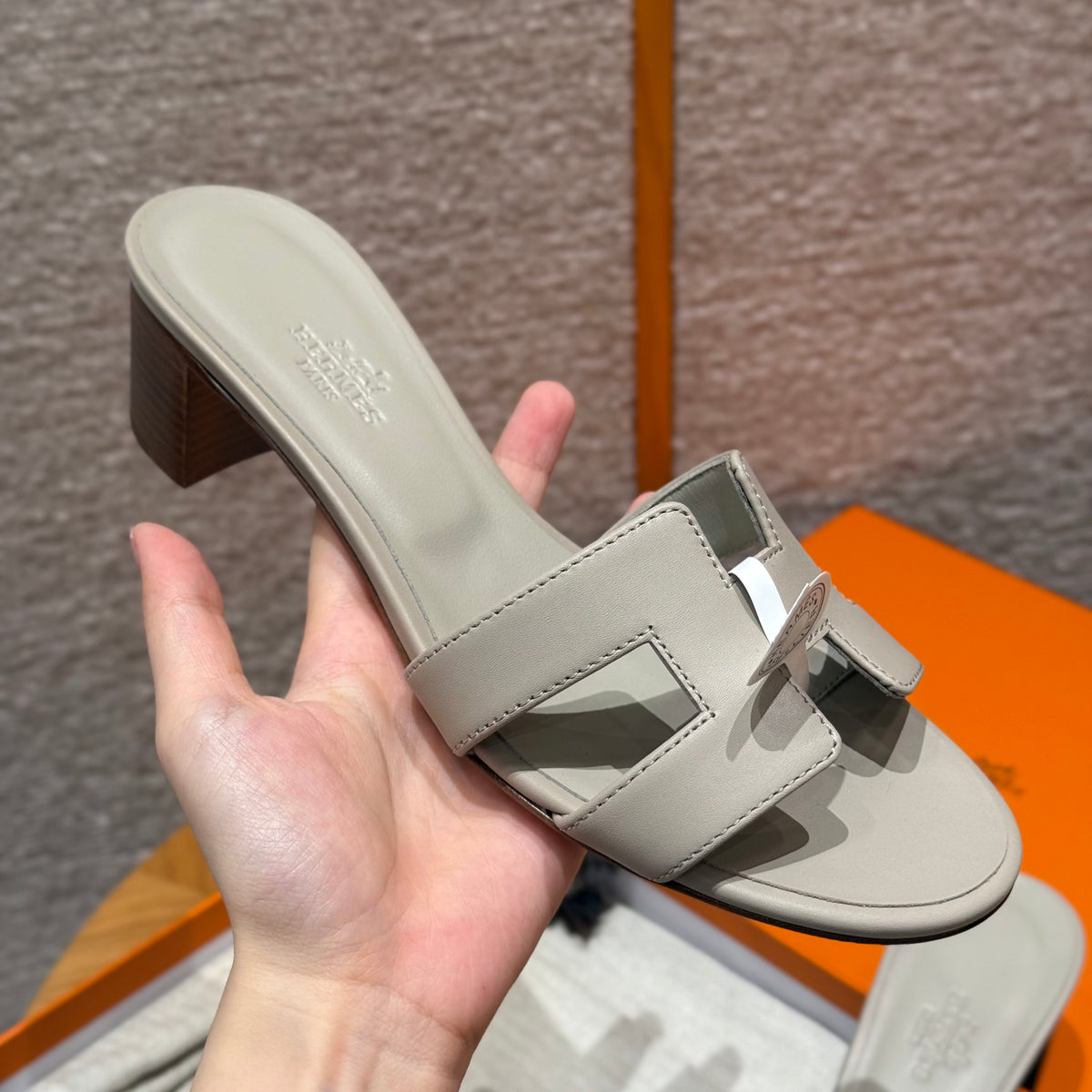 Hermès Oasis - Couro Liso