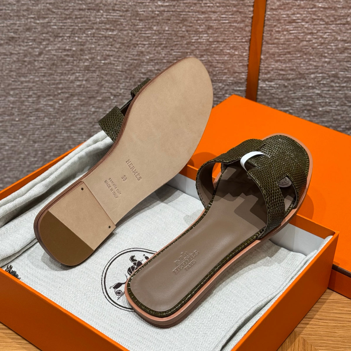Hermès Oran – Couro Texturizado