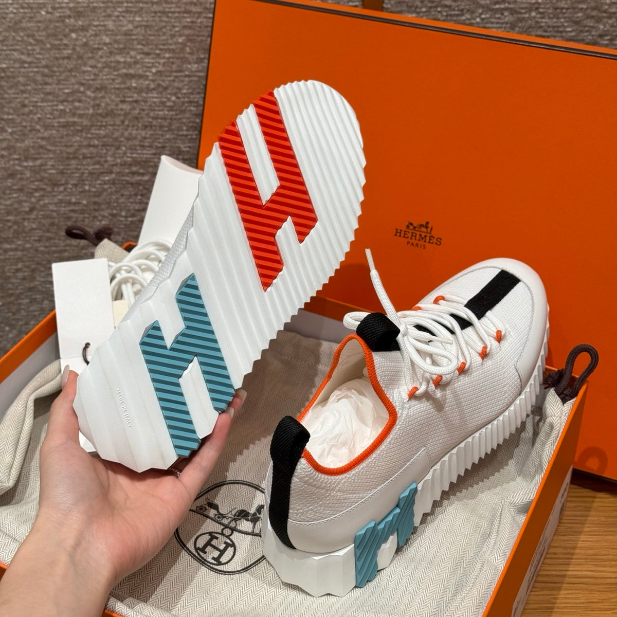Tênis Hermès Bouncing