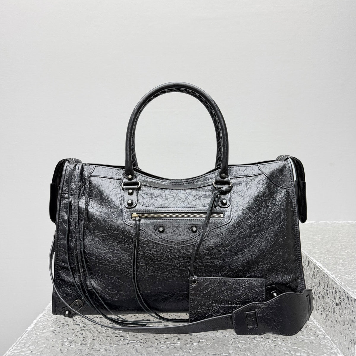 Bolsa Balenciaga Le City - Couro de Bezerro Preto - 46cm