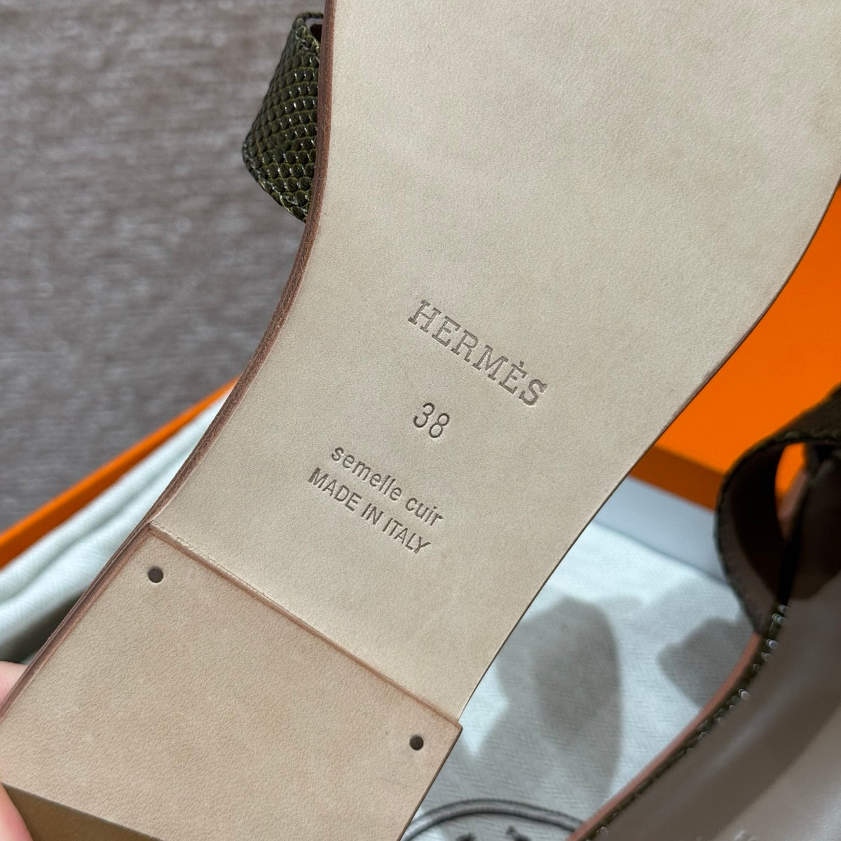 Hermès Oran – Couro Texturizado
