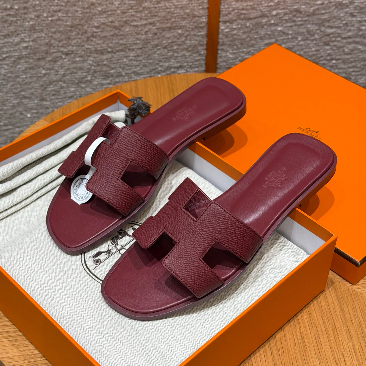 Hermès Oran – Couro Texturizado