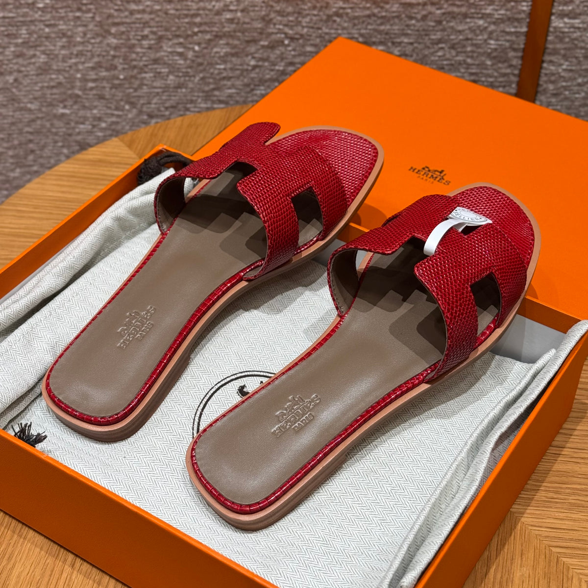 Hermès Oran – Couro Texturizado