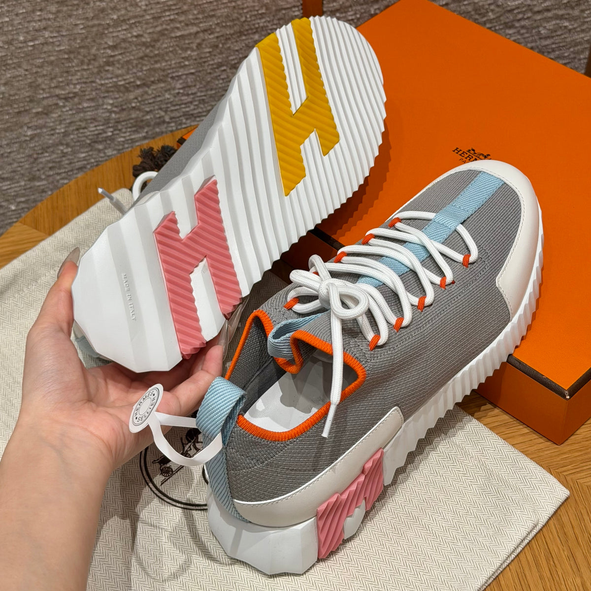 Tênis Hermès Bouncing