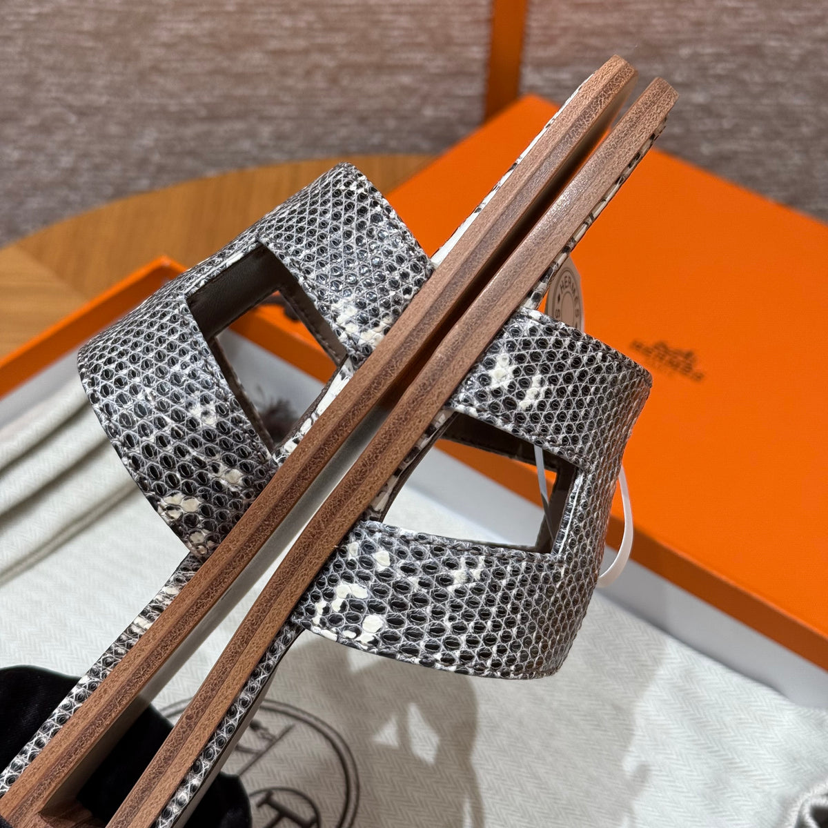 Hermès Oran – Couro Texturizado