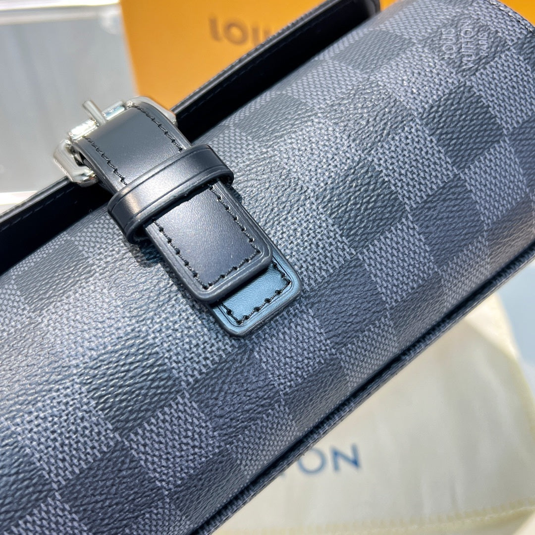 Porta-Relógios Louis Vuitton em couro genuíno
