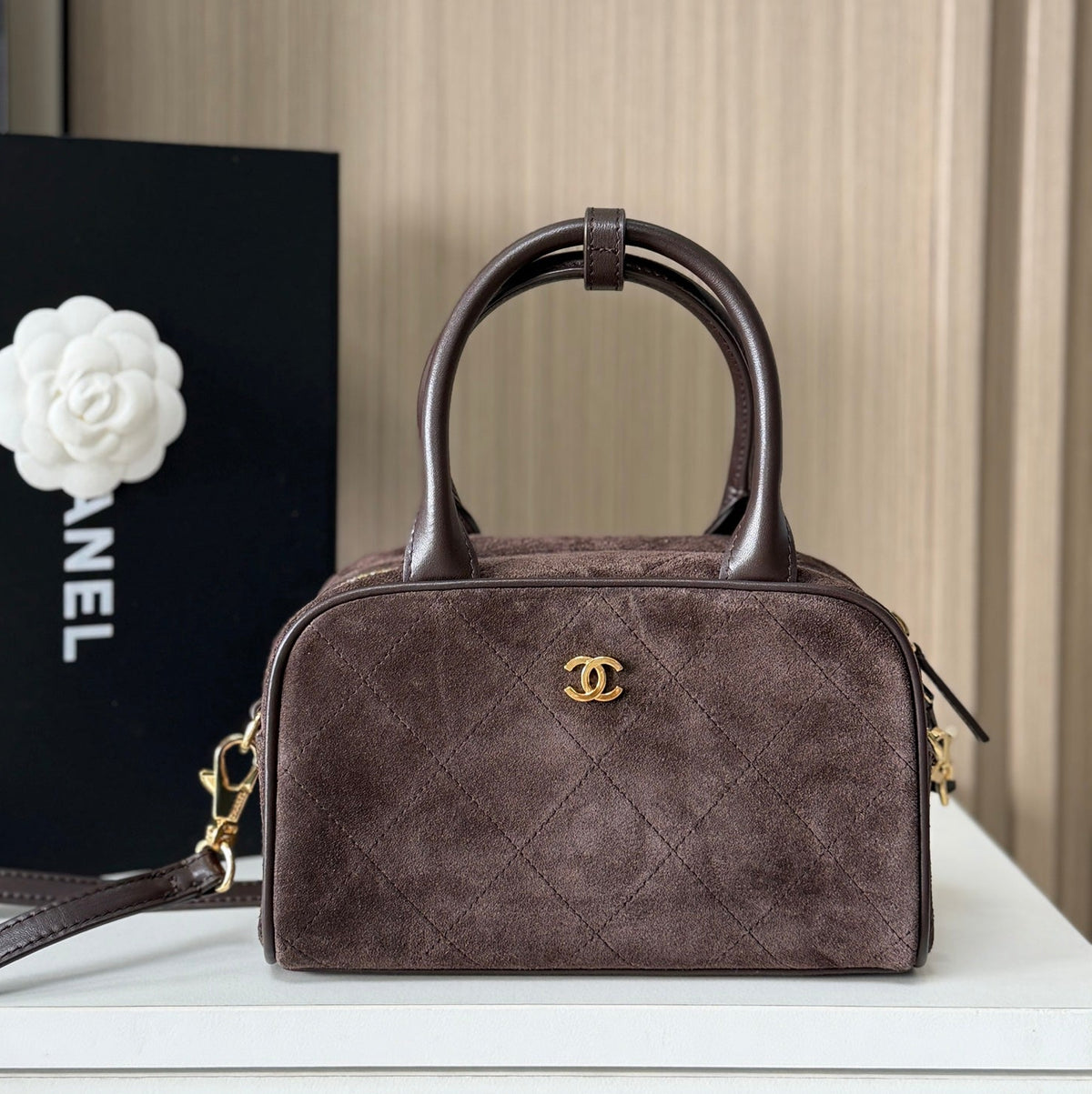 Bolsa Chanel Mini Bowling - 20.5cm