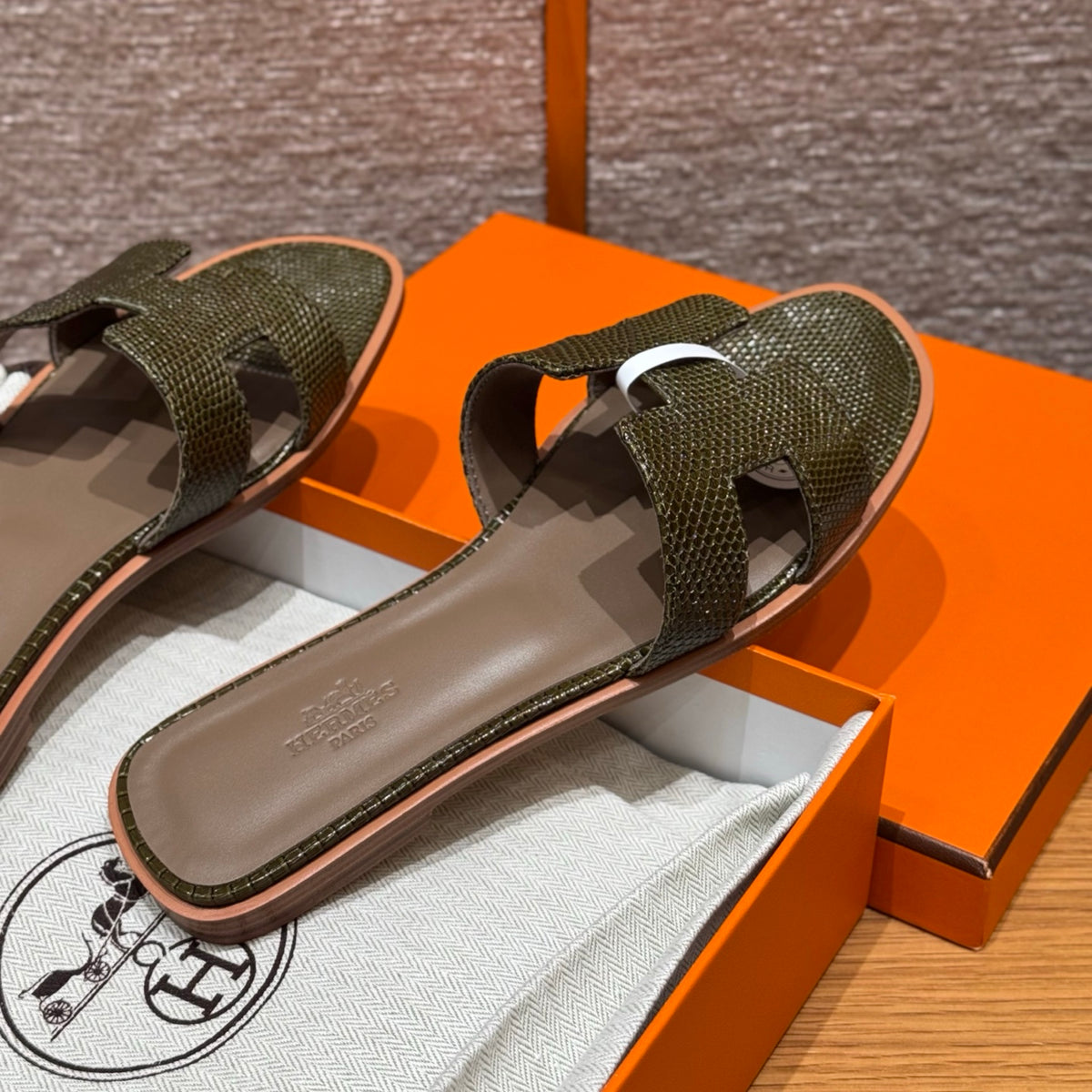 Hermès Oran – Couro Texturizado