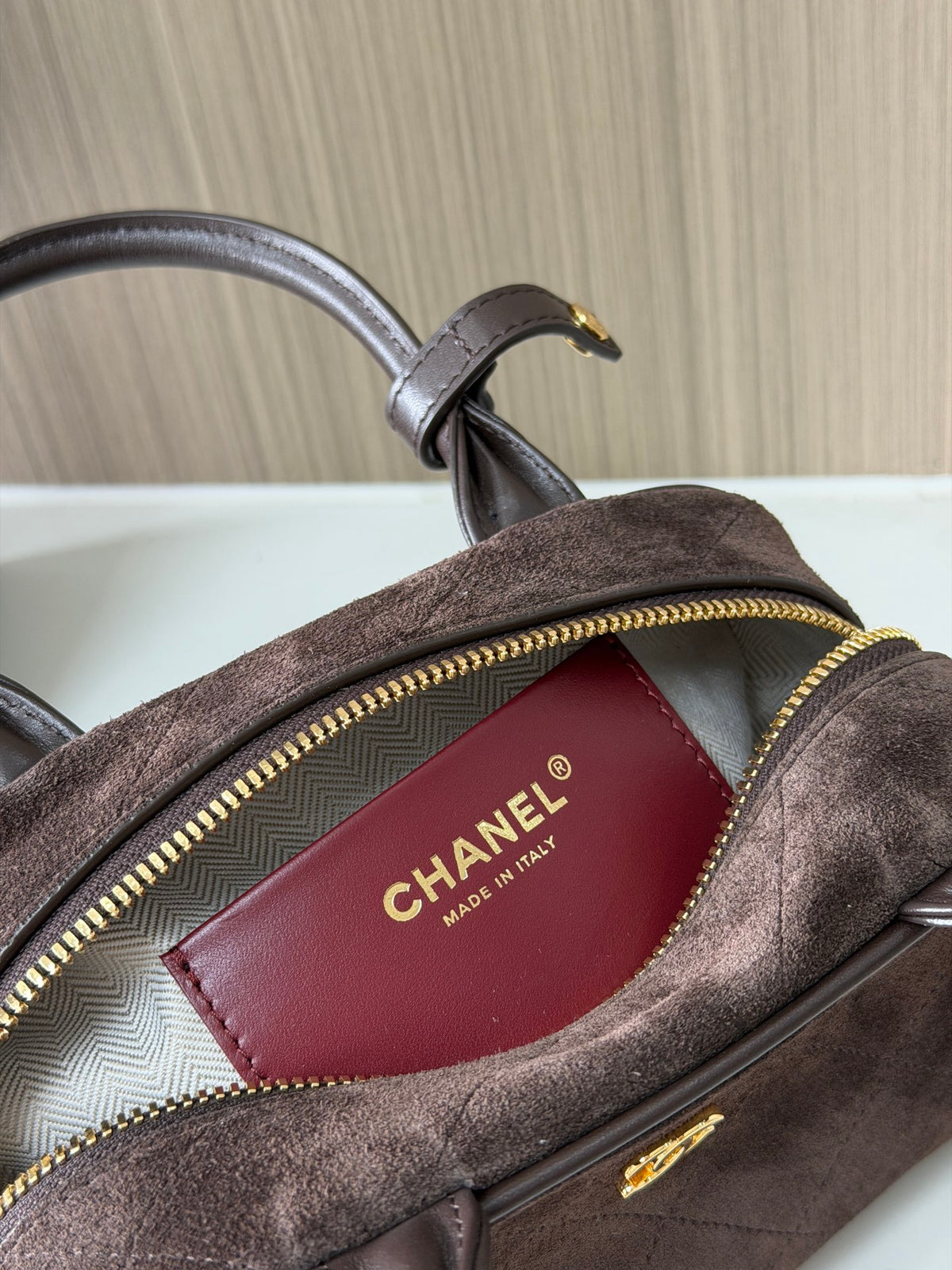 Bolsa Chanel Mini Bowling - 20.5cm